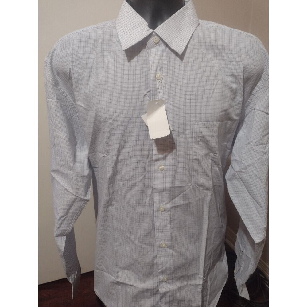 New Monsieur By Givenchy Button Up Dress Shirt Mens 16.5 36/37 (XL) White NWT